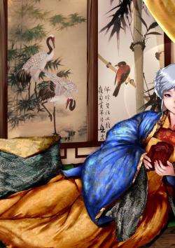 calmness_and_immortality__21th_birthday_drawing__by_ringsel_dcazkn5-fullview